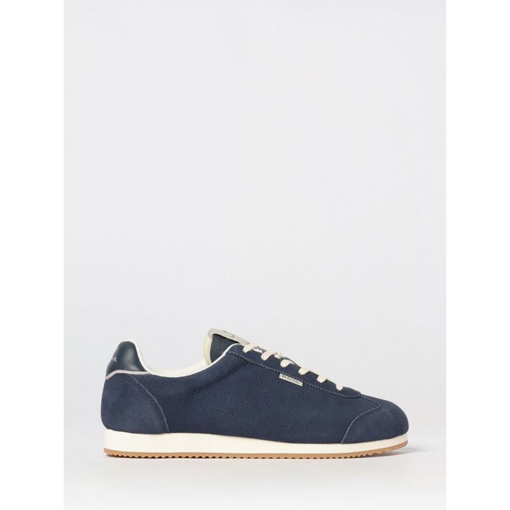 Ps Paul Smith Men Suede Leather Low Top Sneakers Ps Paul Smith With Applied Logo